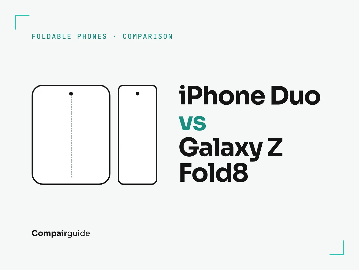 iPhone Duo vs Galaxy Z Fold8 comparison cover